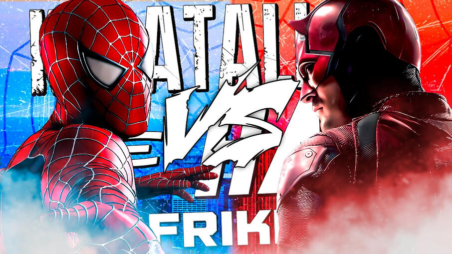 Este es un versus pero a la vez narrado de esta pelea por parte del artista Jesse Allen